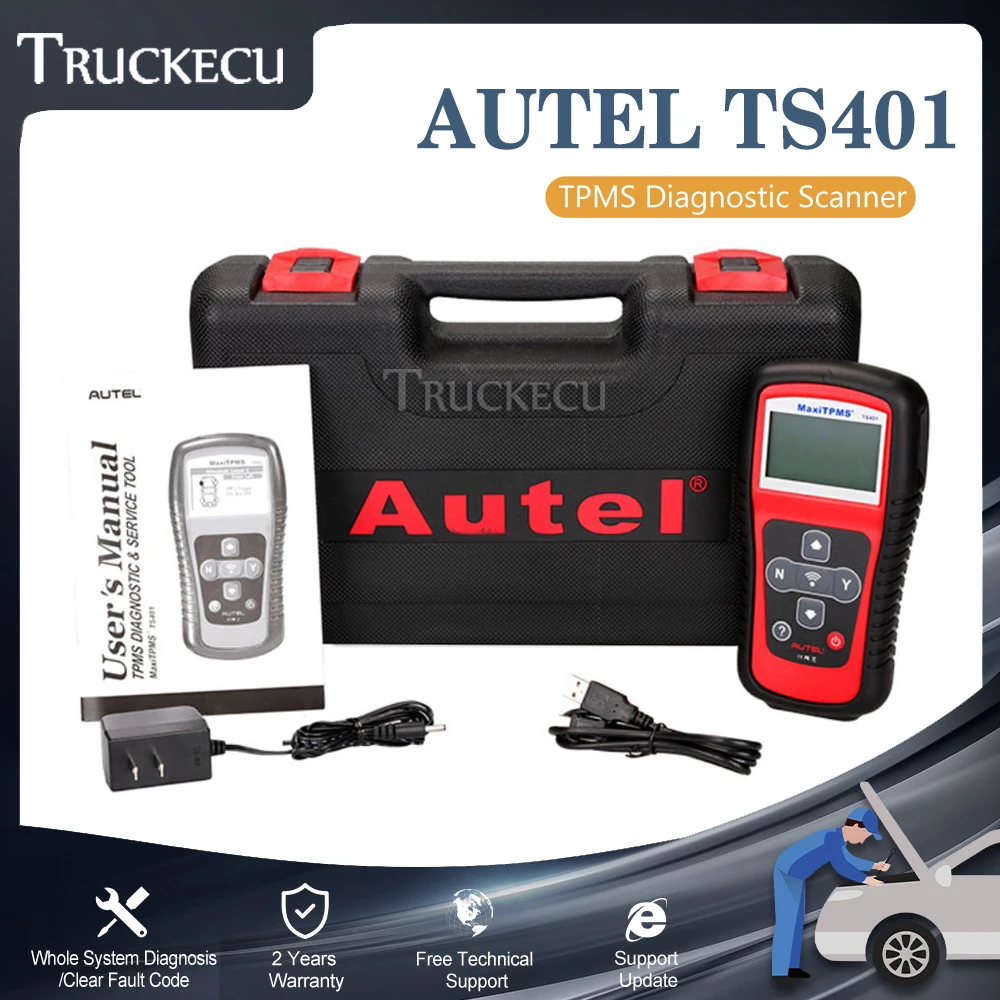 Autel MaxiTPMS TS401 система мониторинга давления в шинах OBD2 TPMS диагностический сканер
