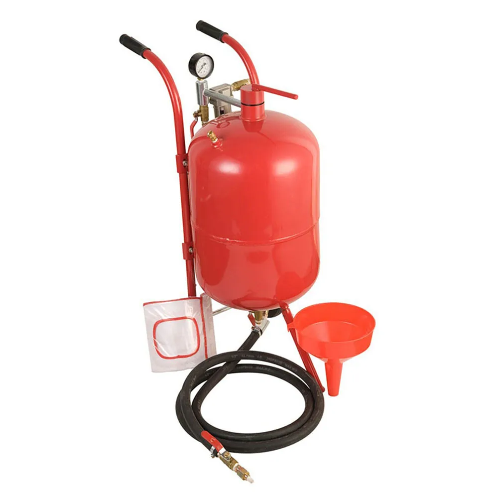 10gallon sandblaster,car repair sand blasting machine with portable blasting gun and blasting