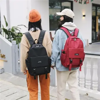 

PS288 2020 new nylon cloth solid color backpack