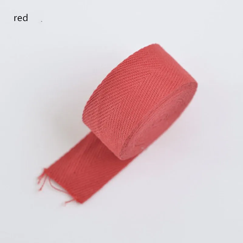 red 10 м/лот 2 см шириной хлопок Елочка край повязки для ручной работы аксессуары T1007 - Цвет: red