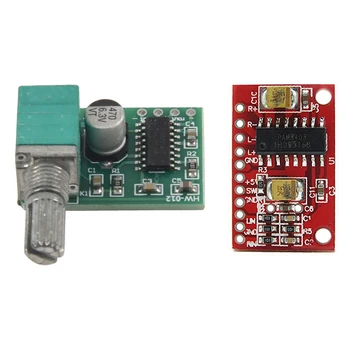 

2 Pcs PAM8403 Super Mini Digital Power Amplifier Board, Small Power Amplifier Board, Green & Red