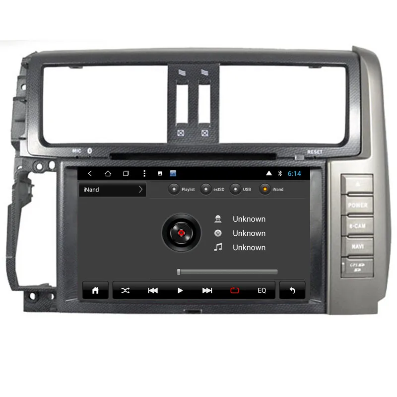 NaviTopia 1024*600 8 дюймов 8 ядро Оперативная память 2G Встроенная память 32G Android 8,1 автомобиль радио плеер для Toyota PRADO 150 2010-2013