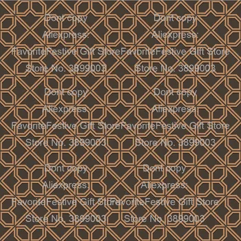 

Geometric Decor Traditional Middle Eastern Moroccan Arabesque Luxury Modern Metallic stretch fabric cloth diy