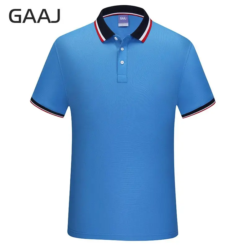 GAAJ Polo Shirt Men,France Stripes Collar Poloshirt,100% Cotton Button Up Social Tees,Fashion High Quality Summer Polos,200GSM 29 Haba73f37fc26400ba92ea290d6354f0bC