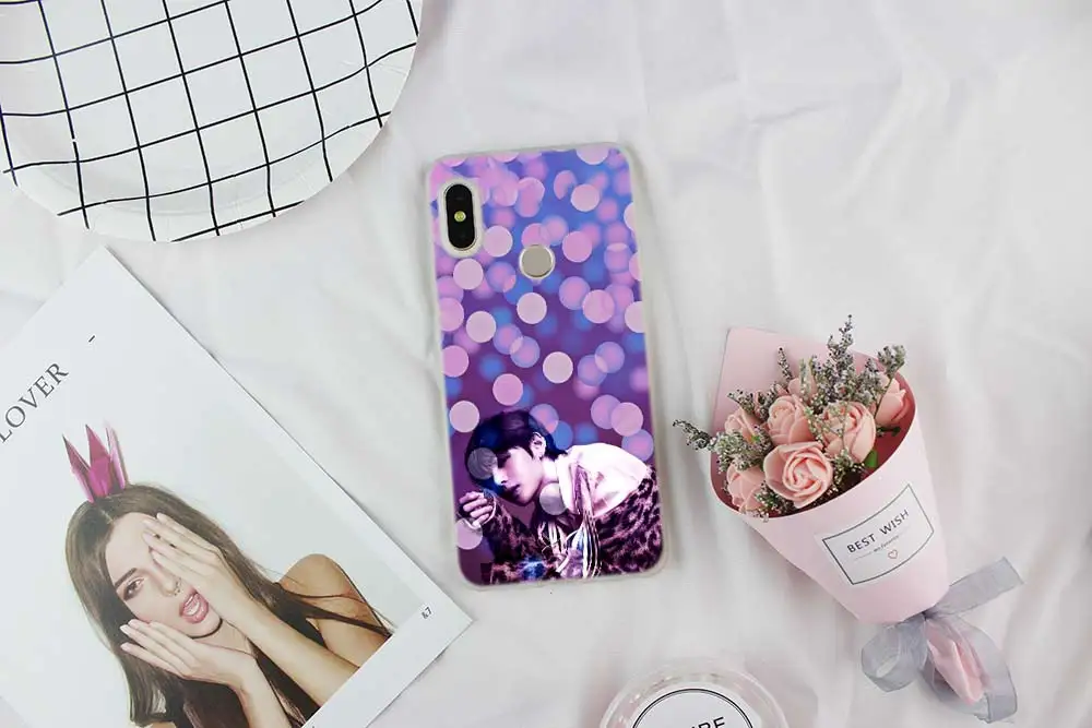 Мягкий чехол из ТПУ для Xiaomi Redmi 4X 4A 6A 7a Y3 K20 5 Plus Note 8 7 6 5 Pro Bangtan Boys Jimin Suga