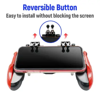 

Six Finger for PUBG Gamepad for Mobile Phone Game Controller Cooling Fan for iOS/Android Shooter Trigger Fire Button for IPhone