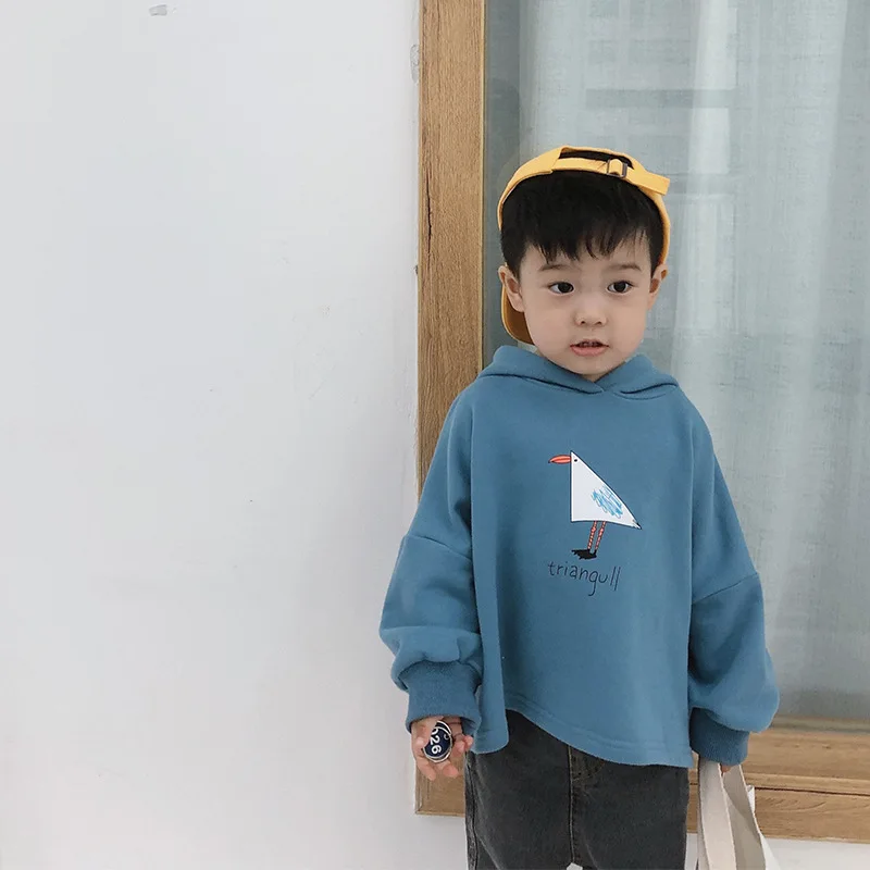 Пуловеры с длинными рукавами в Корейском стиле для маленьких мальчиков