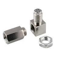 Mini Catalytic Converter 90 Degree CEL Check Engine Light O2 Oxygen Sensor Spacer Adapter Universal 2