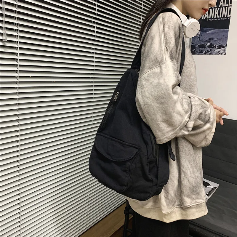 Kawaii Korea Style Canvas Haversack Backpack