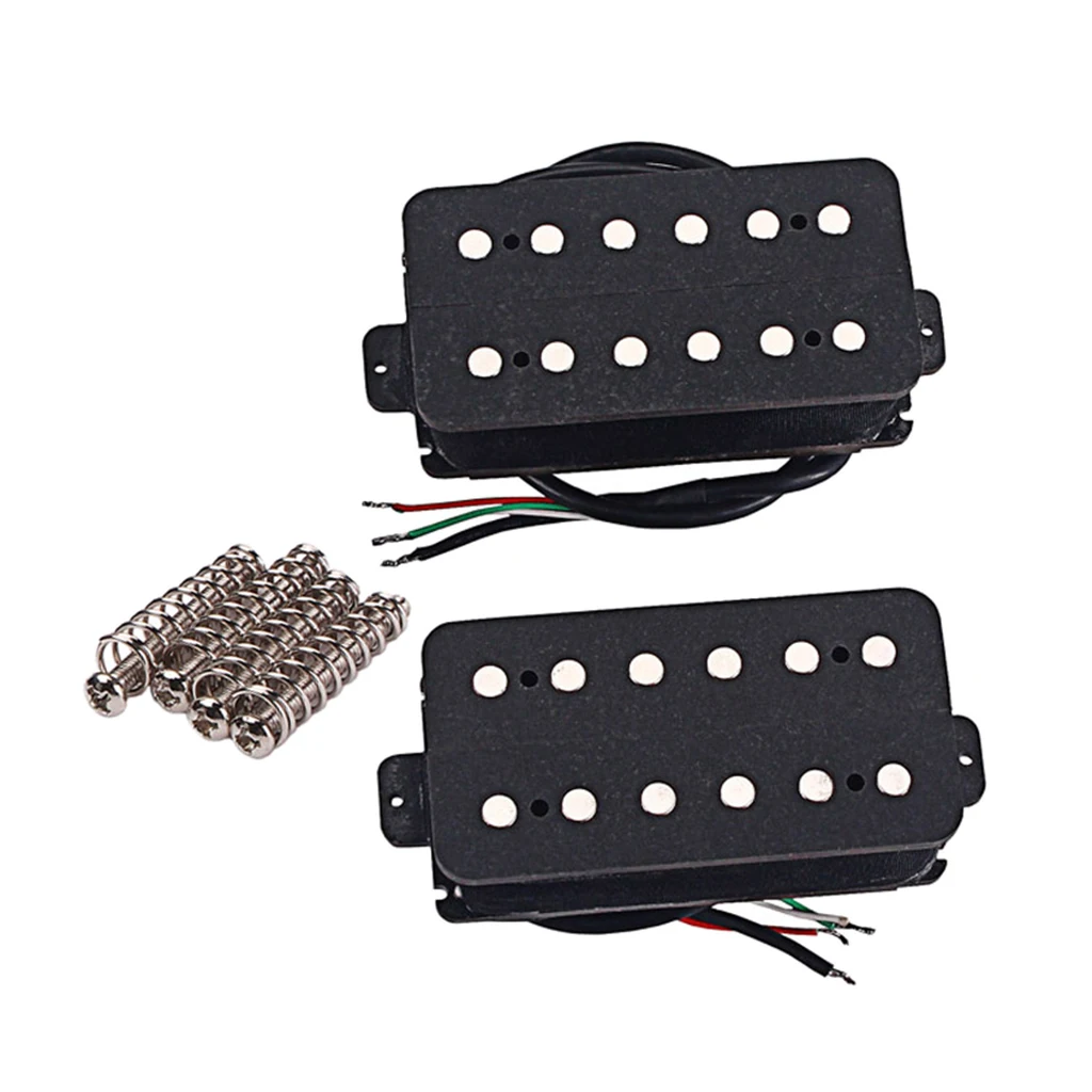 

Alnico 5 Humbucker Neck&Bridge Pickup Set for Electric Guitar Replacement