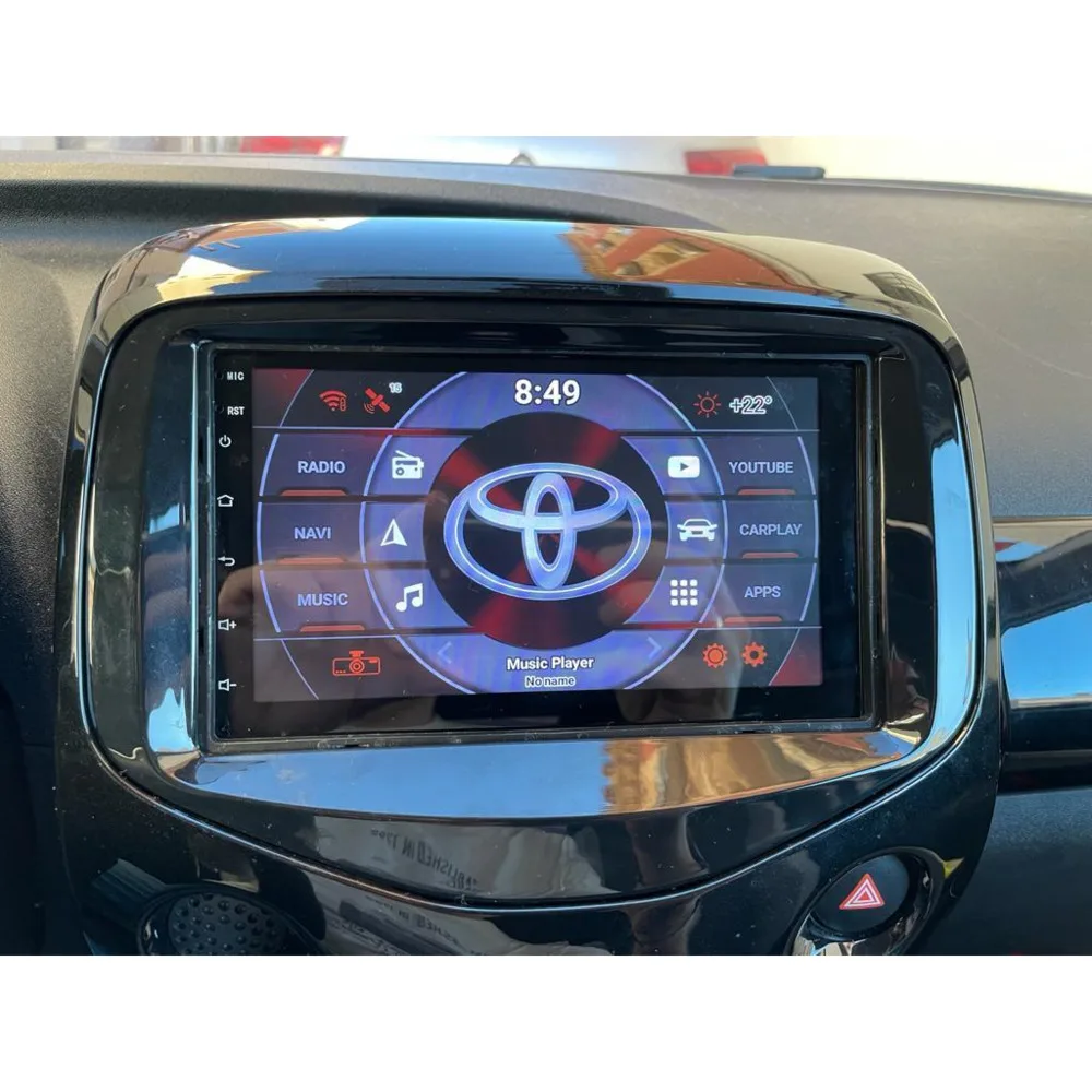 Autoradio Android 9 Pouces Pour Peugeot 108 / Toyota Aygo (2014-2021) – GPS, Bluetooth, CarPlay, Caméra De Recul