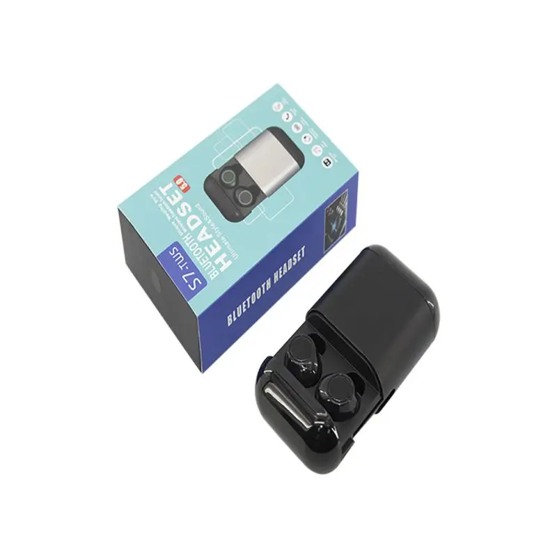 S7-TWS Мини Bluetooth стерео наушники-вкладыши Наушники портативные беспроводные водонепроницаемые спортивные наушники-вкладыши поддержка зарядной коробки