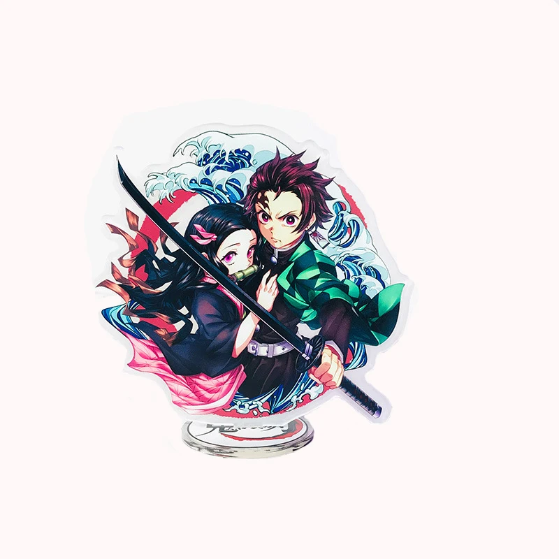 Demon Slayer Kimetsu no Yaiba брелок акриловые украшения Kamado Tanjirou японский косплей реквизит украшения