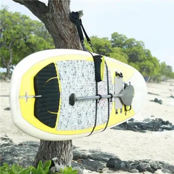 

Surfboard Shoulder Strap Adjustable Carry Sling Stand Up Surfing Paddle Board Carrier With Water Bottle Bag Plastic Clasp