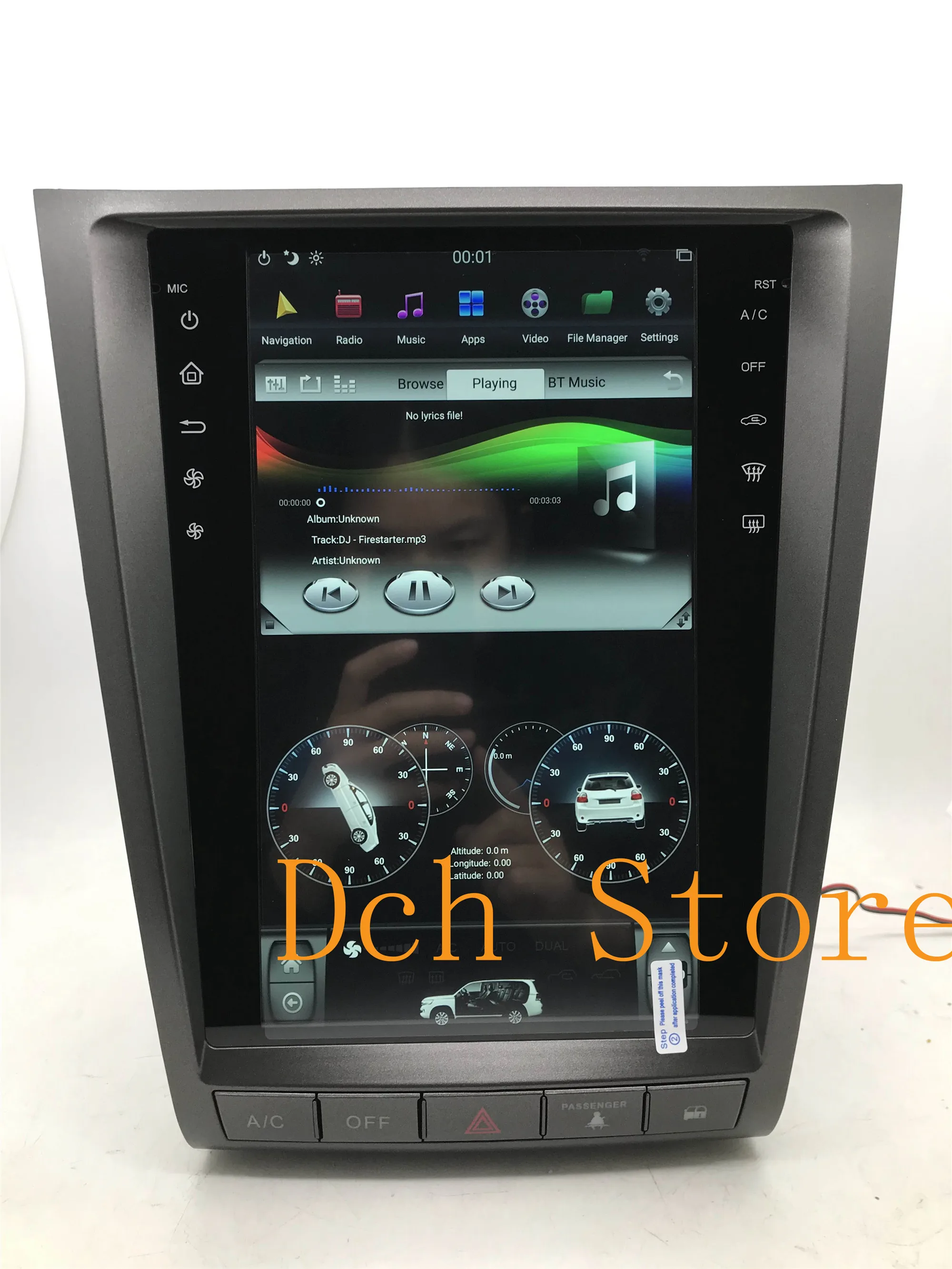 12,1 ''tesla стиль Android 8,1 PX6 автомобильный dvd-плеер gps навигация для lexus GS GS300 GS350 GS450 GS460 радио ips 2004-2011