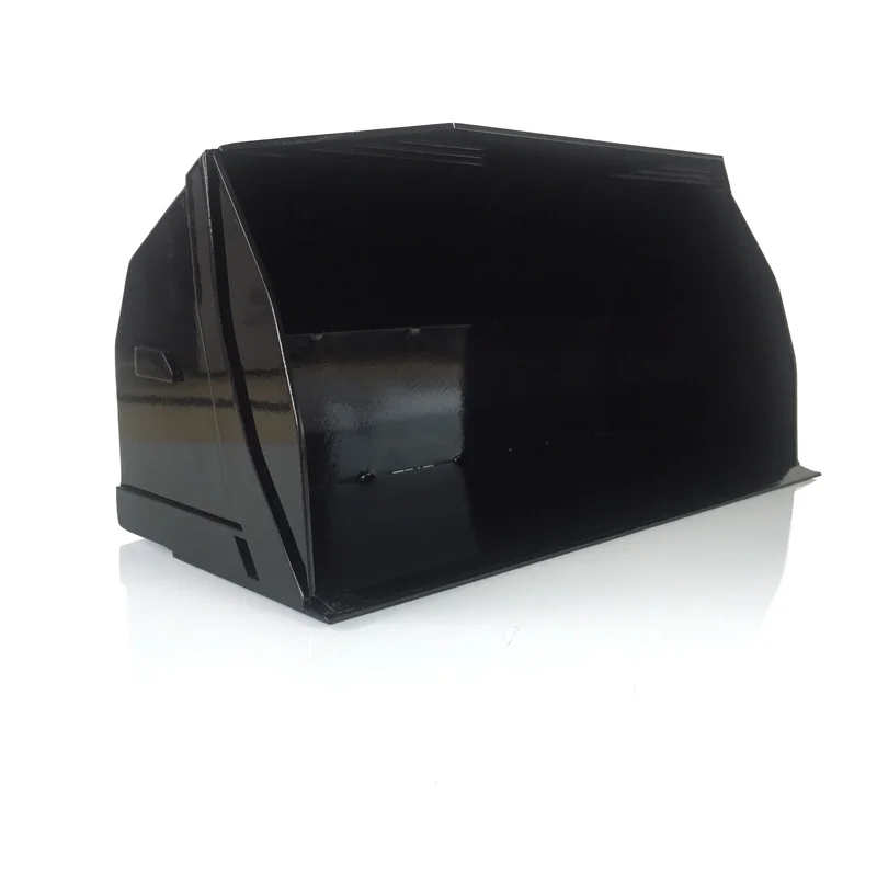 Metal No Tooth Bucket For XDRC 1/14 Hydraulic Wheeled RC Loader DIY RC Car Model Parts Toy For Boy TH19542-SMT6