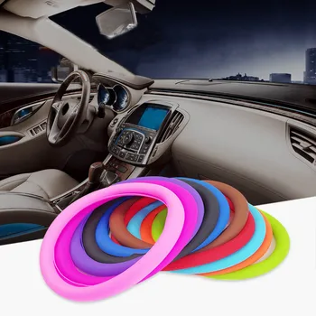 

Car Silicone Steering Wheel Glove Cover Multi Color Skin Soft For Nissan KIA Lada Mazda Toyota Honda Ford Interior Accessory