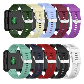 

Soft Silicone Watch Strap Wristwatch Bracelet Band for Garmin Forerunner35/ Forerunner30/ForeAthlete 35J/Forerunner35J Watch