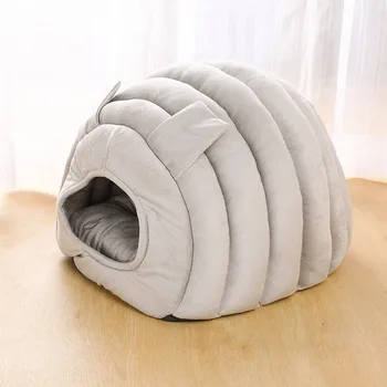 

Small Pet Dog Kennel All Seasons Bed for Dogs Winter Warm Soft Red Grey White Dog Cat Bed Pet Supplies