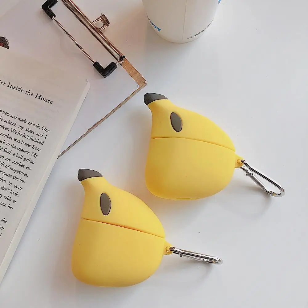 

3D cute cartoon for huawei freebuds 3 case banana silicone earphone accessories for freebuds 3 cases Protective cover Box Coque