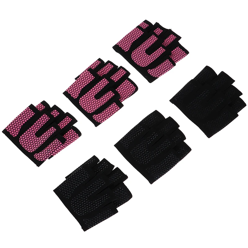 Противоскользящие перчатки для спортзала, дышащие, для бодибилдинга, тренировок, спорта, фитнеса, перчатки для мужчин и женщин, для занятий спортом Кроссфит, 2 шт