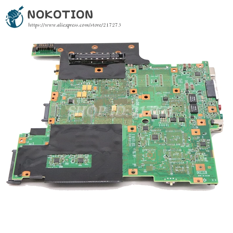 NOKOTION для lenovo Thinkpad T60 Материнская плата ноутбука 14,1 дюймов 42T0120 44C3977 945PM DDR2 мобильности Radeon X1300 GPU Бесплатная Процессор