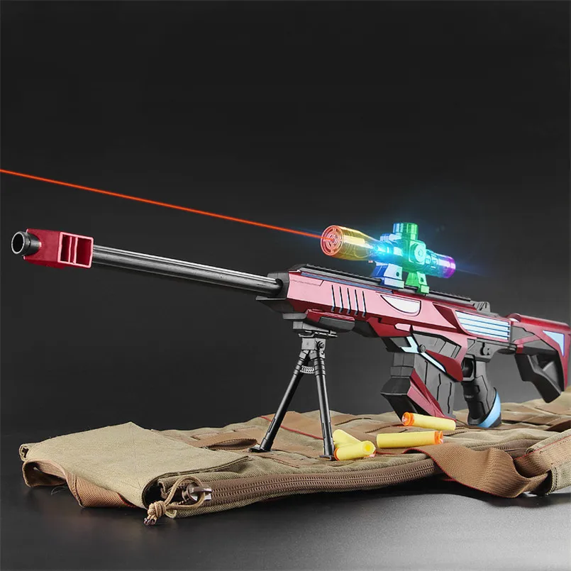 Infrared Water Bullet Gun Toy Sniper Rifle Submachine Soft Paintball Gun Children Boys Sniper Rifle Pistol Soft Bullet Ggun