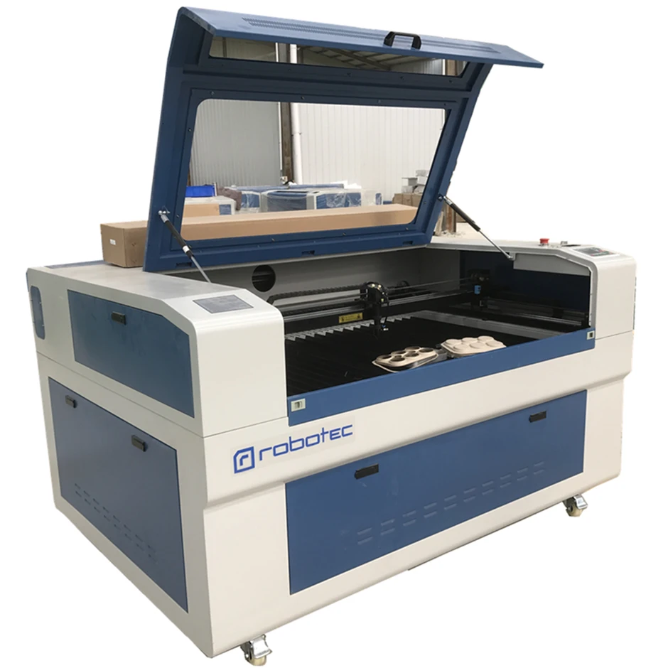 

Robotec 9060 1390 1325 80W 100W 150W 200W Co2 Laser Cutting Machine with reci laser tube laser engraving machine for acrylic MDF