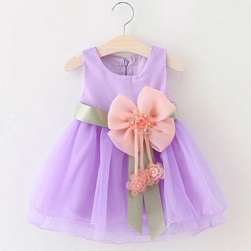 purple 200292 Одежда для маленьких девочек; платье-топ; кружевное платье с длинными рукавами и жемчужинами; осенняя одежда для маленьких принцесс с вуалью; одежда для маленьких девочек - Цвет: purple 200292