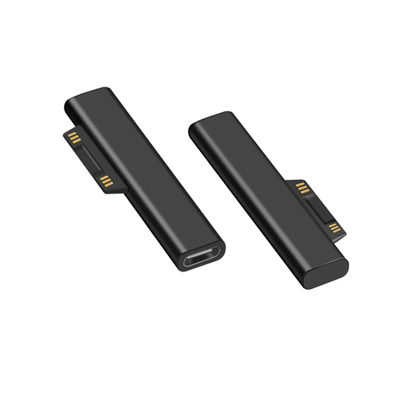 1Pc Surface Book Type C Female PD Fast Charging Plug Converter for Surface Pro 3 4 5 6 Go Connector for USB C Female Adapter