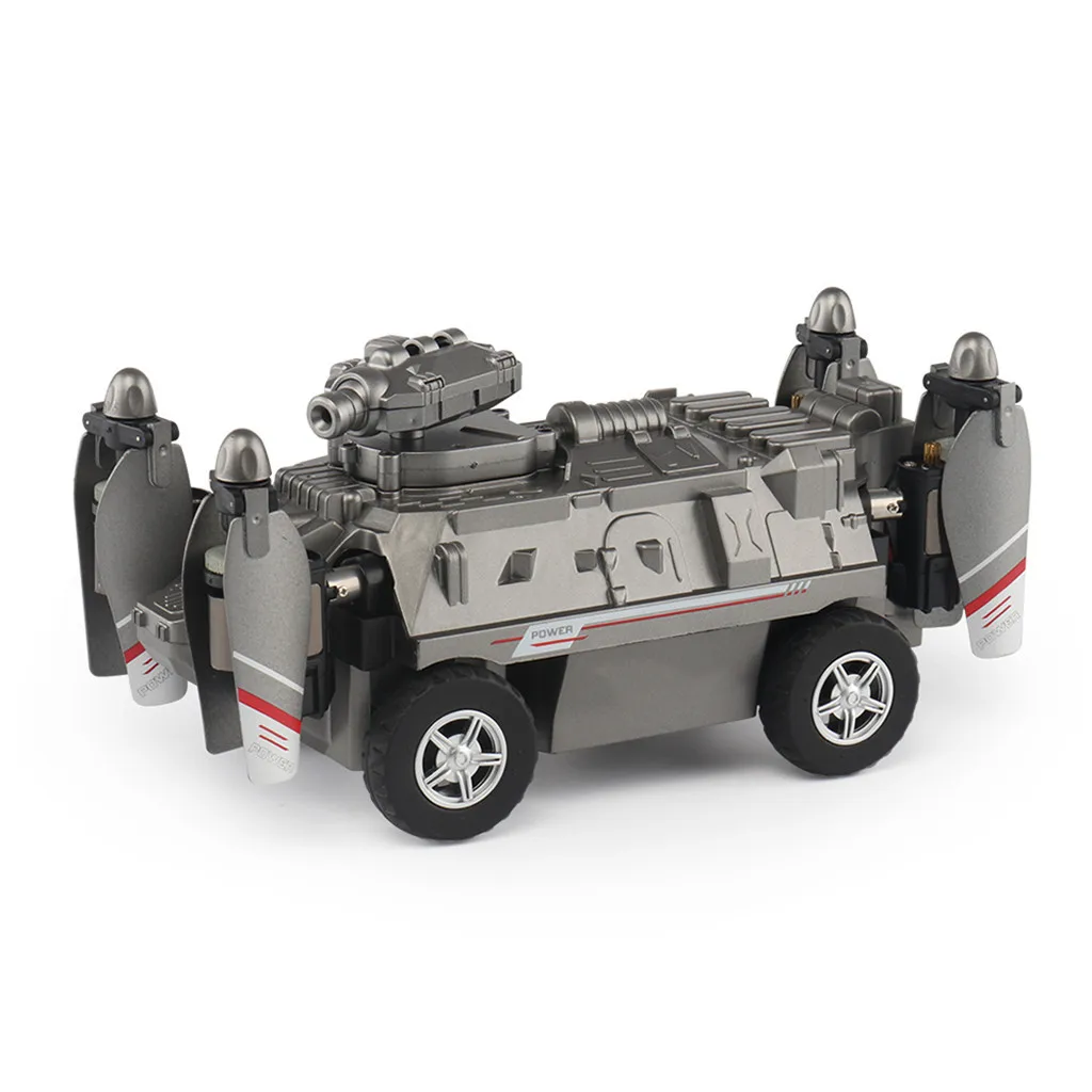 Воздушный и наземный режим RC Квадрокоптер FY033 Земля и воздух высота удерживающий Летающий Танк RC Квадрокоптер Дрон игрушка W826