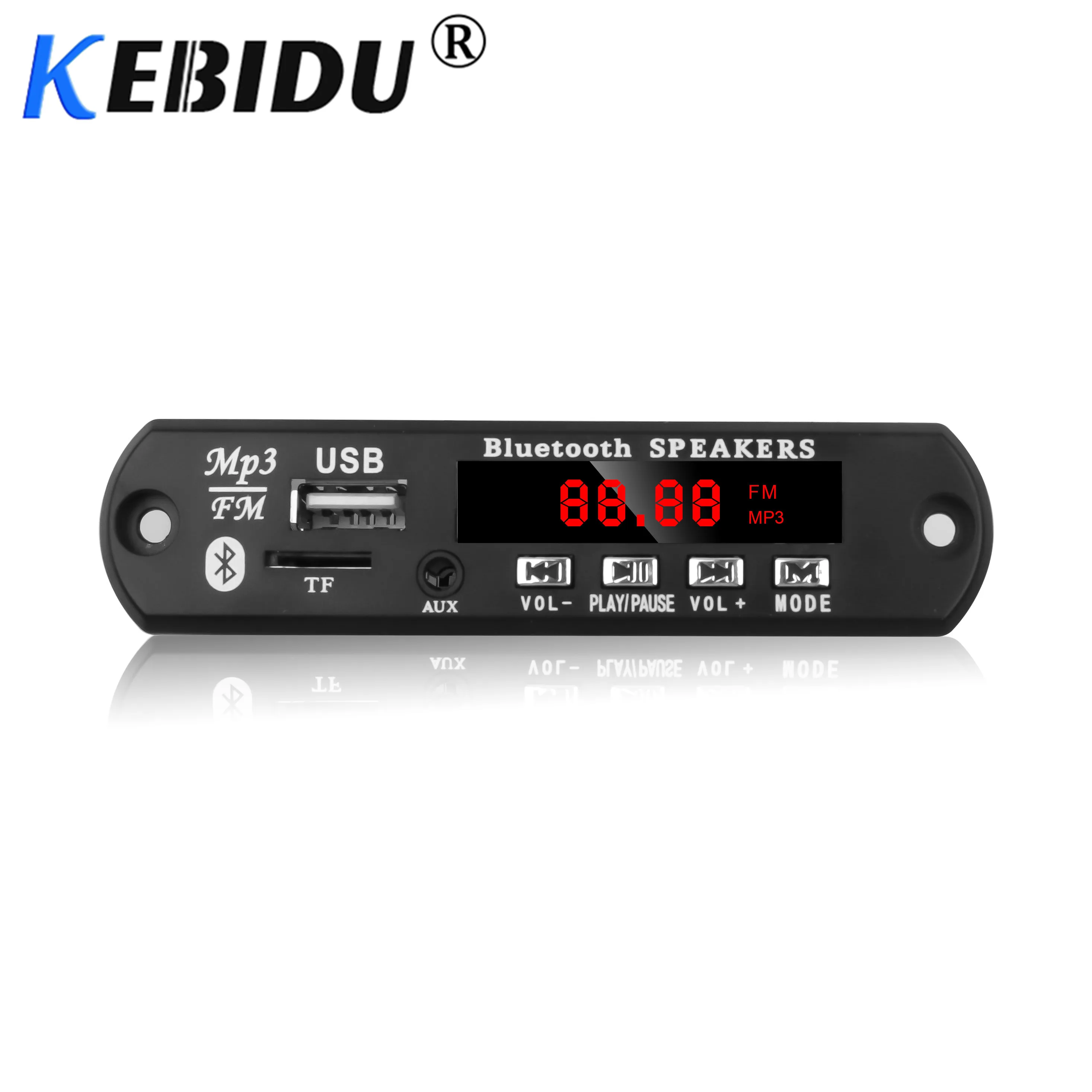 Kedidu 5 в 12 В MP3 декодер плата WMA WAV FLAC APE Bluetooth MP3-плеер цветной экран USB TF модуль fm-радио с записью звонков