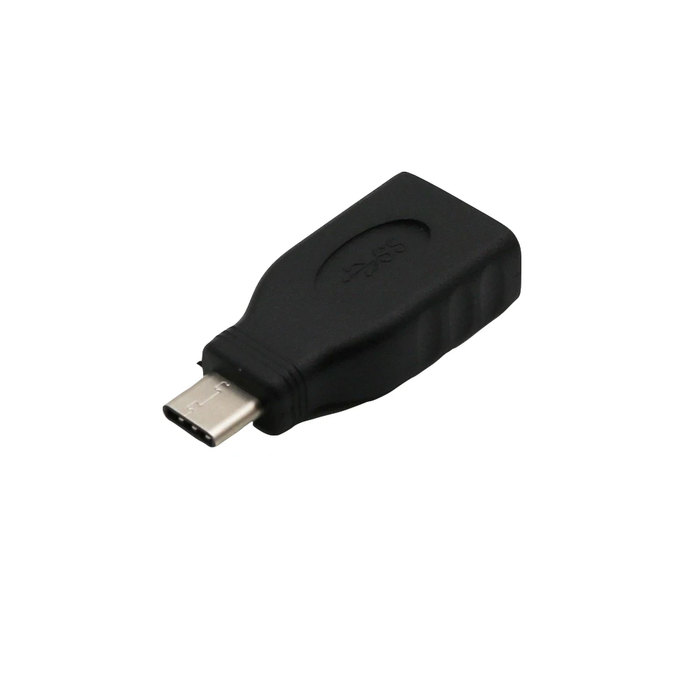 10 шт. USB 3,0 A гнездовой разъем для USB 3,1 Тип C штекер синхронизация источник питания данных адаптер конвертер прямой черный