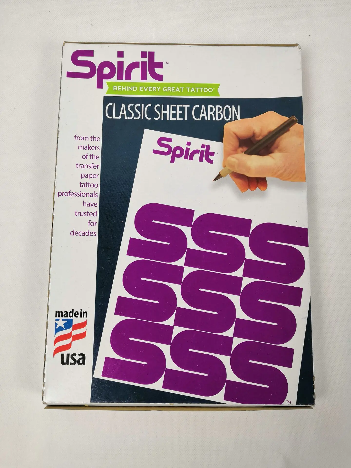 Термотрафарет SPIRIT Classic переводная бумага и дух Классический Лист углеродная