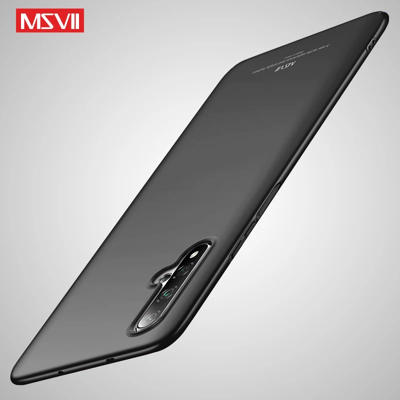 

Honor 20 Pro Case Msvii Slim Matte Cover For Huawei Honor 20 Lite 10 i 20i Case Hard PC Cover For Huawei Honor View 20 V20 Cases