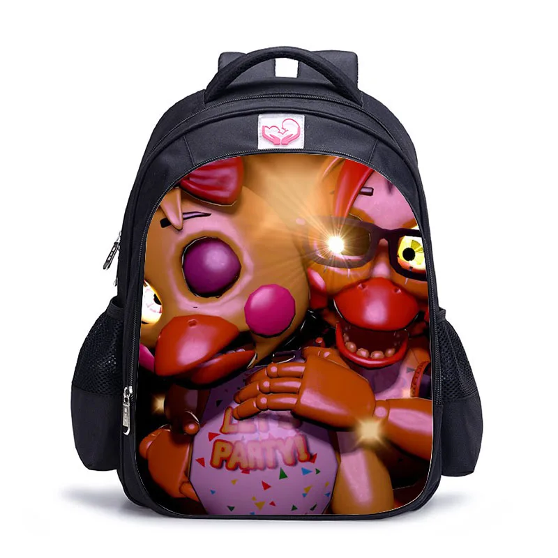 small28 LUOBIWANG От 3 до 6 лет дети школьные ранцы Five Nights At Freddy's» «пять ночей у Фредди» школьные рюкзаки с принтом куртка из искусственной кожи для мальчиков и девочек книжная сумка plecak - Цвет: small28