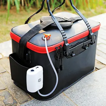 

Ideal For Fishing Camping Barbecue Boating Gardening Bait Storage And Any Other Outdoor Live Fish Container
