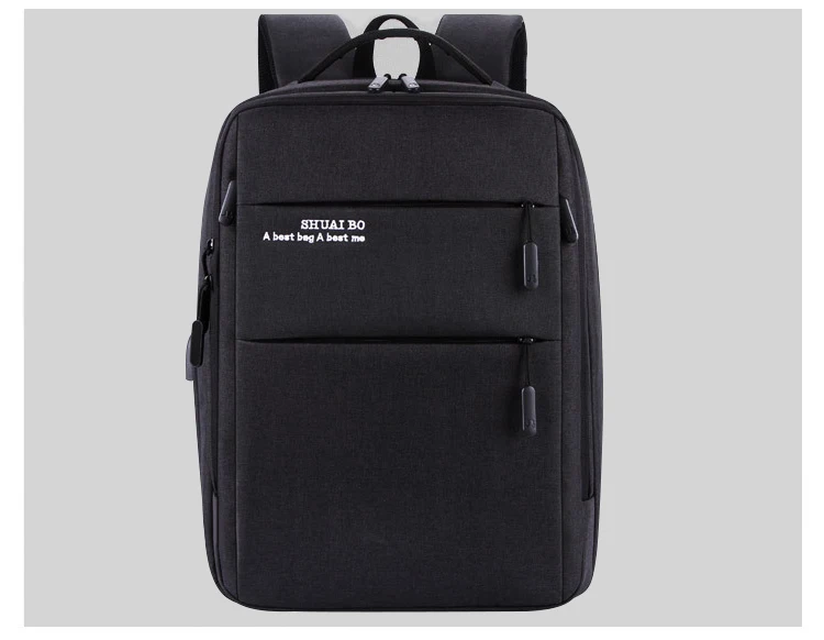 О которых вы Для мужчин ноутбук рюкзак с usb-портом Мода Большой Бизнес рюкзак сумки для Для мужчин Водонепроницаемый Анти-кражи Многофункциональный рюкзак