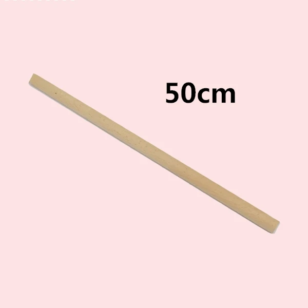 50cm Натуральные зубцы из древесины бусины деревянное кольцо Stic Dreamcatcherk Дети Diy Деревянный аксессуар для изготовления ювелирных изделий макраме аксессуары - Цвет: 50cm