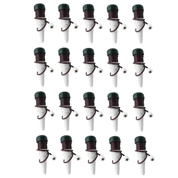

20-Pack Automatic Plant Watering System Devices, Slow Release Ceramic Material Feeder for Vacation Plant Self Watering Kit for O