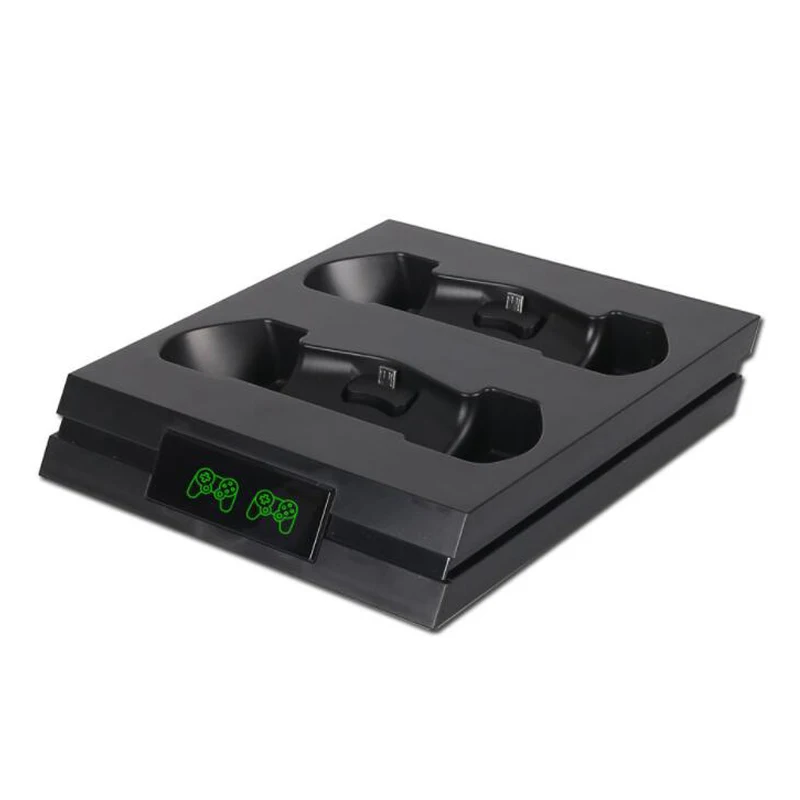 Charging Station For Sony PS4 Slim Pro Controller Charging Seat Station Dual Gamepad Joystick Charger For PS4 Wireless Bluetooth Charging Dock - Цвет: Charging Station