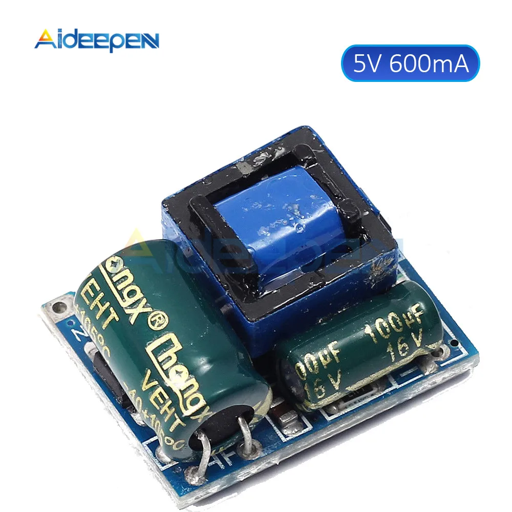 AC-DC 5V 2A 2000mA/5В 2.5A/12 V 1A/5В 600mA переключатель Питание модуль для замены ремонта светодиодный Питание доска 110V 220V - Цвет: 5V 600mA