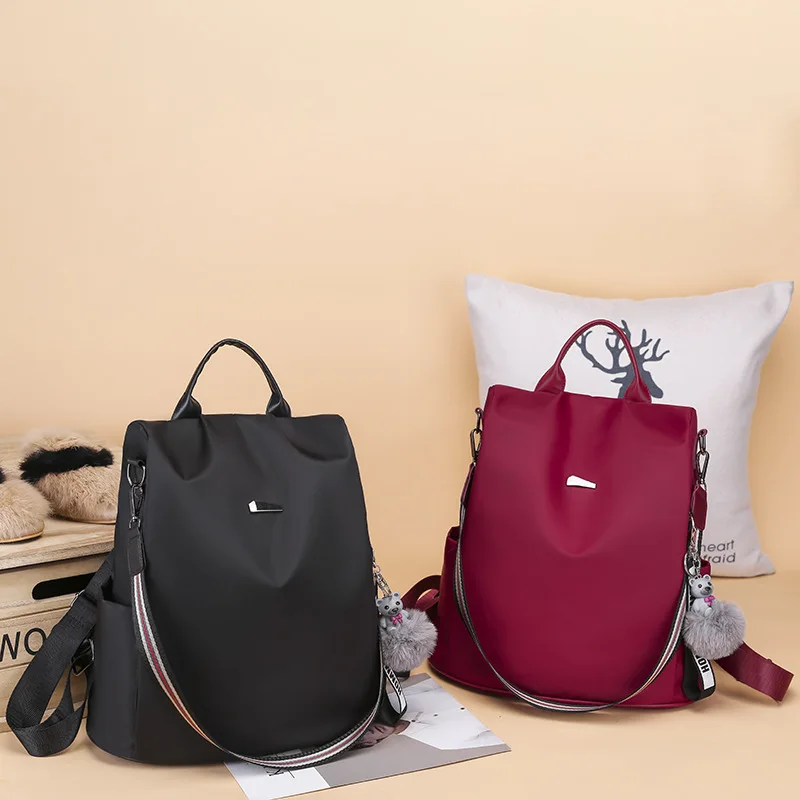 

Anti-Theft Backpack Women's 2019 New Style Trend of Fashion Multi-functional Korean-style Bear Pendant Backpack