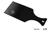 Salon Use 3 Size Black African American Pick Comb Hair Combs Afro Hair Comb For Hairdressing Styling Tools DIY Hair Tool LZN0037 3