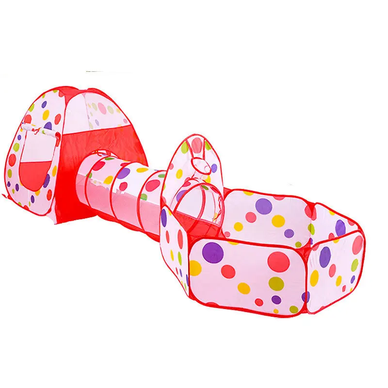 Детский игровой домик игрушка как для дома, так и для ползания туннельная палатка комплект из 3 предметов океана пул волна пул Палатка Домик