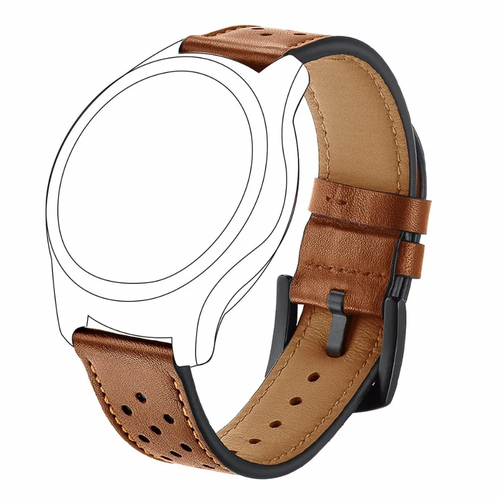 Ремешок для часов из натуральной кожи для samsung gear S3, сменный Браслет для часов gear S3 Classic frontier 22 мм