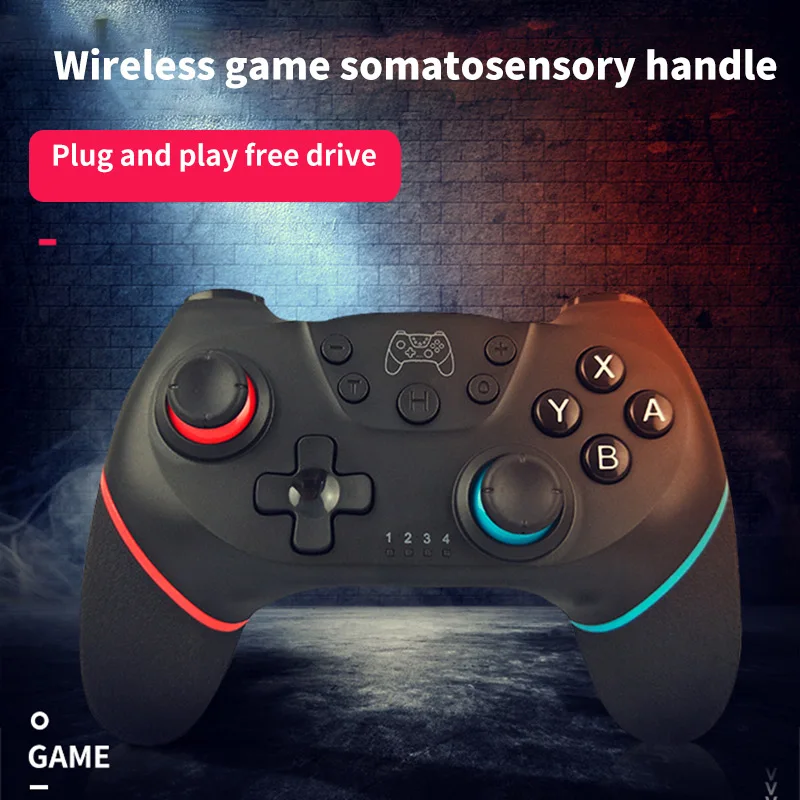 Беспроводной-Bluetooth геймпад для коммутатора Por 6-Axis Game Ручка джойстика игрового контроллера геймпад аксессуары