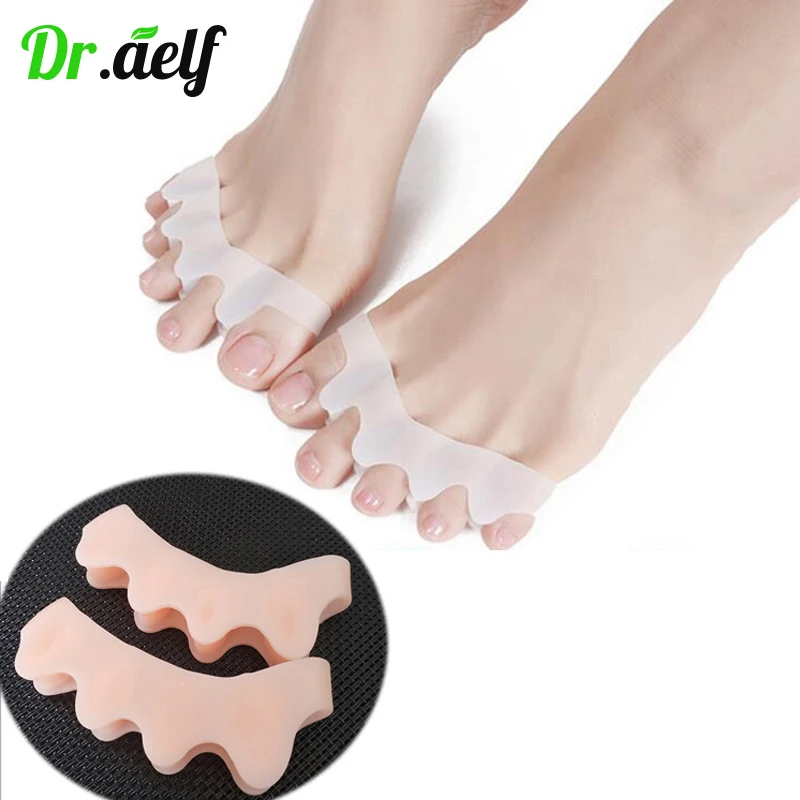 2 шт./1 пара силиконовый гелевый сепаратор для педикюра Protector Hallux Valgus корректор
