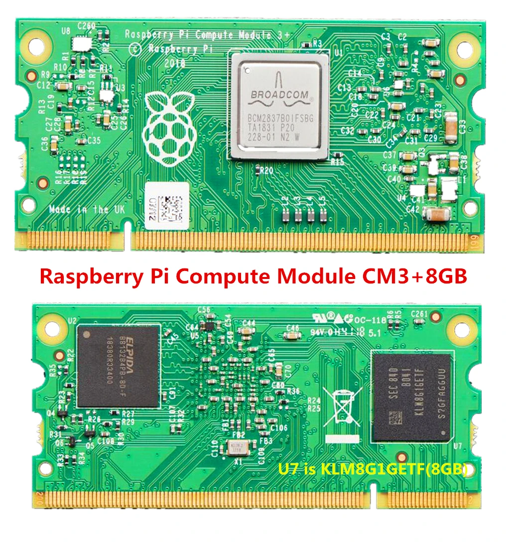 Raspberry Pi Compute Module 3 BCM2837B0 SoC SBC Computer Board. Lite