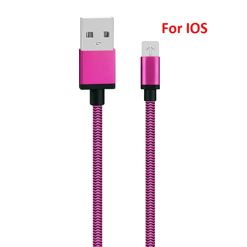 05 1 м 2 м Micro USB кабель для быстрой зарядки шнур для ios Android мобильный телефон для samsung для iphone планшет Тип c кабели для зарядки - Цвет: 05